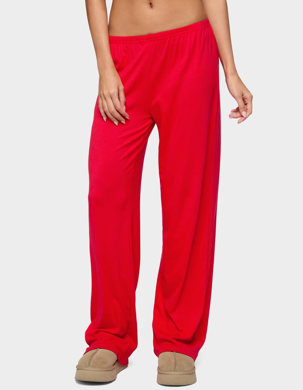 EDIKTED Justina Pants - RED