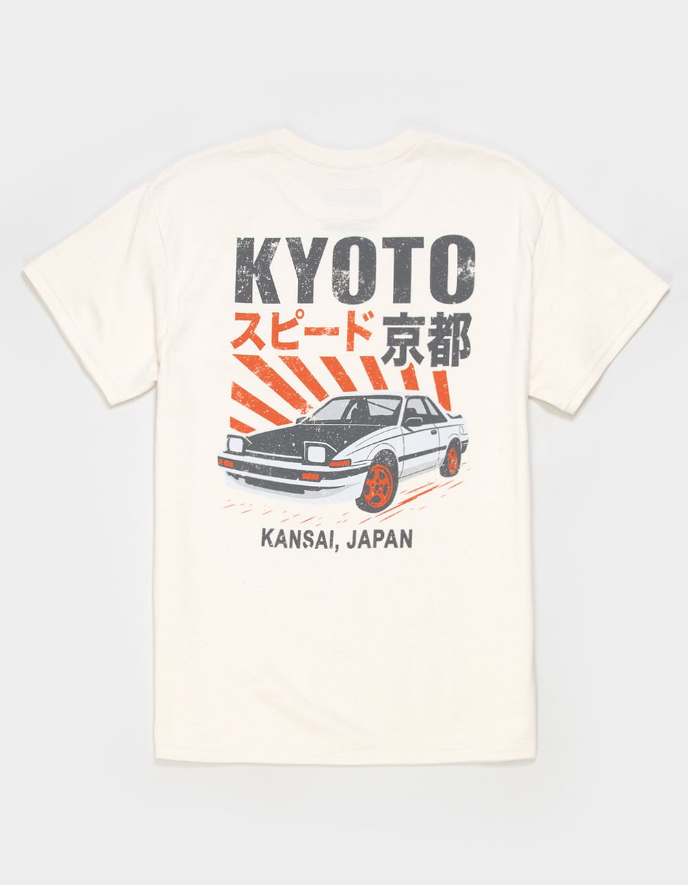PLEASANT GETAWAY Kyoto Speed Mens Tee - CREAM