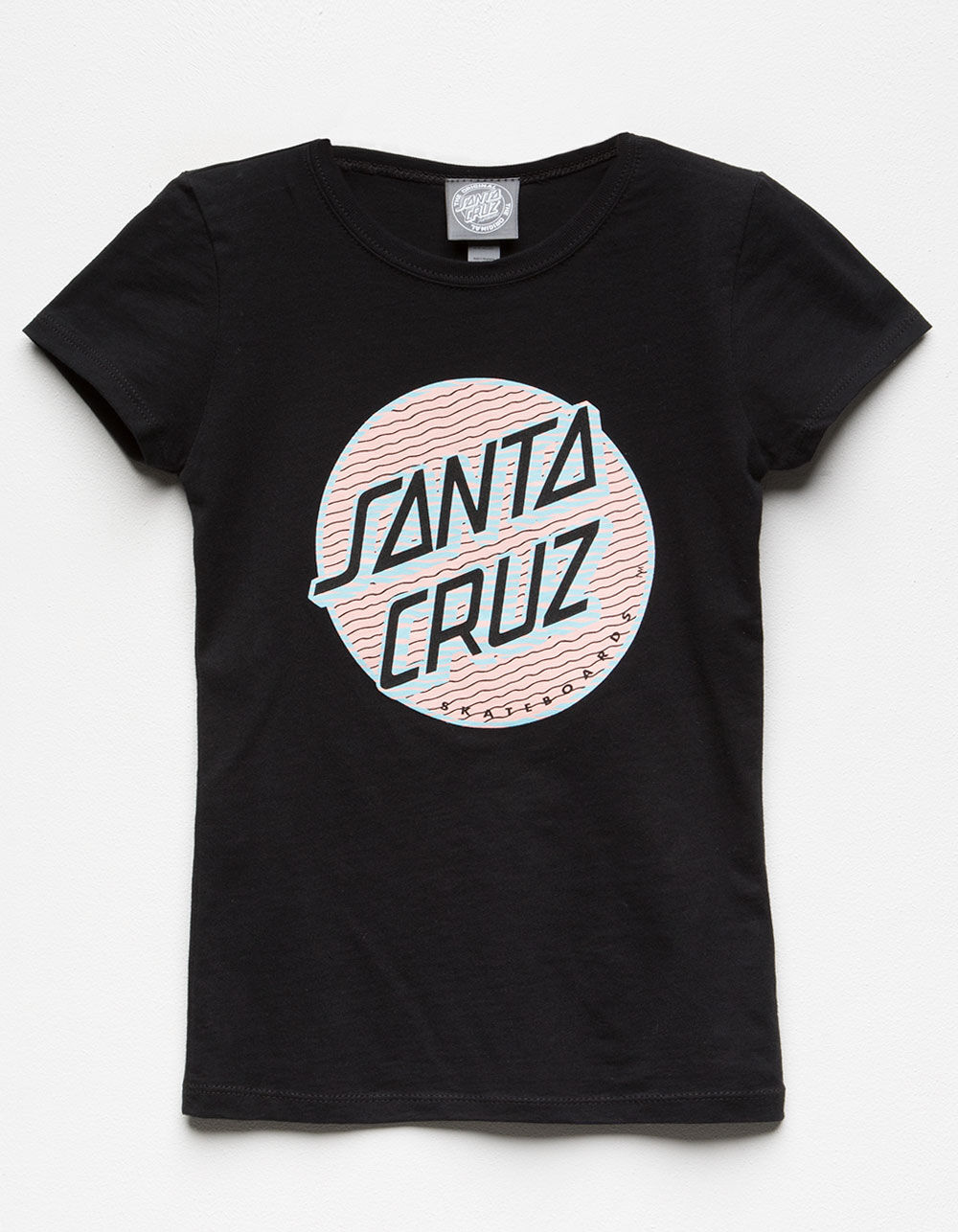 SANTA CRUZ Lined Dot Girls T-Shirt image number 0