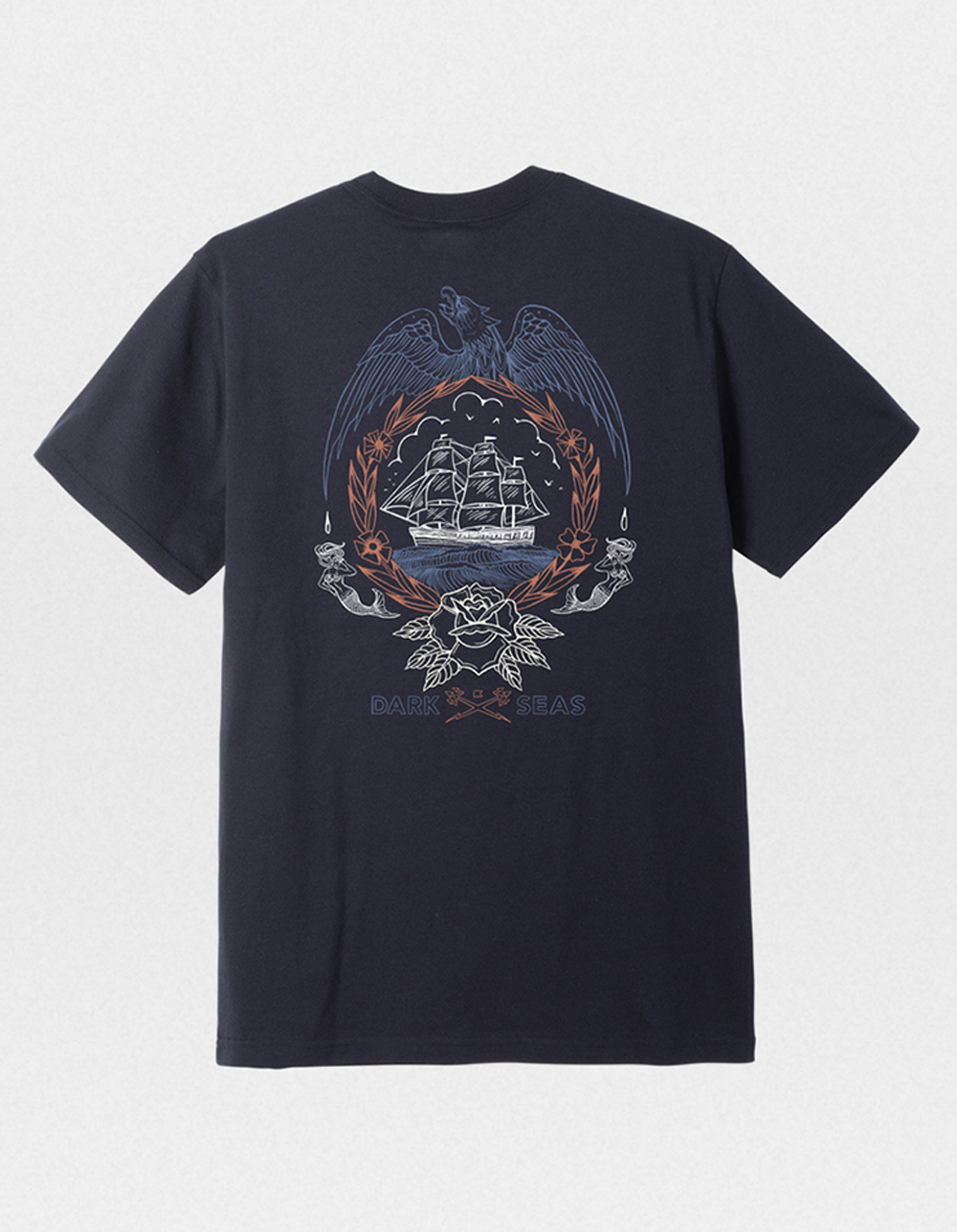DARK SEAS Armada Mens Tee - NAVY