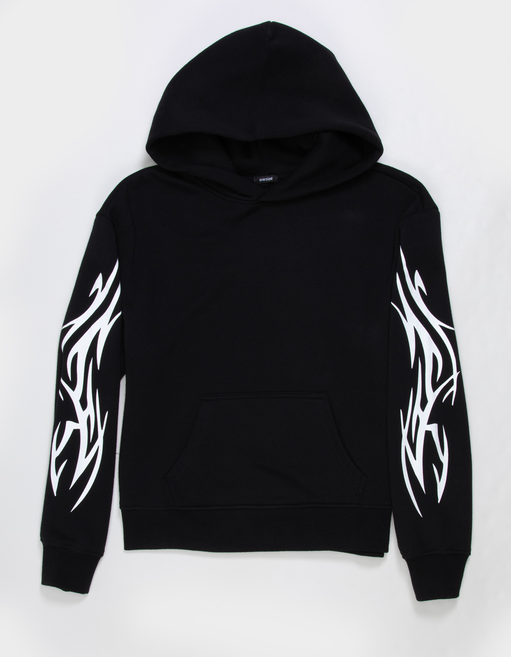 RSQ Boys Tribal Oversized Hoodie - BLACK