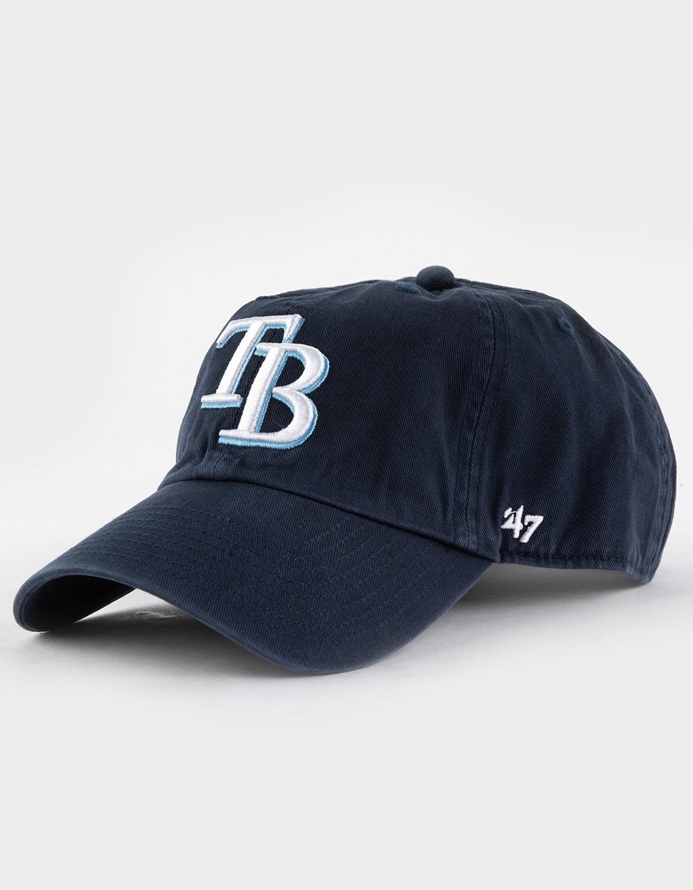 47 BRAND Tampa Bay Rays '47 Clean Up Strapback Hat - NAVY