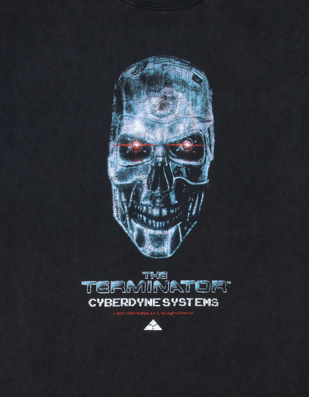 THE TERMINATOR Mens Boxy Tee - WASHED BLACK