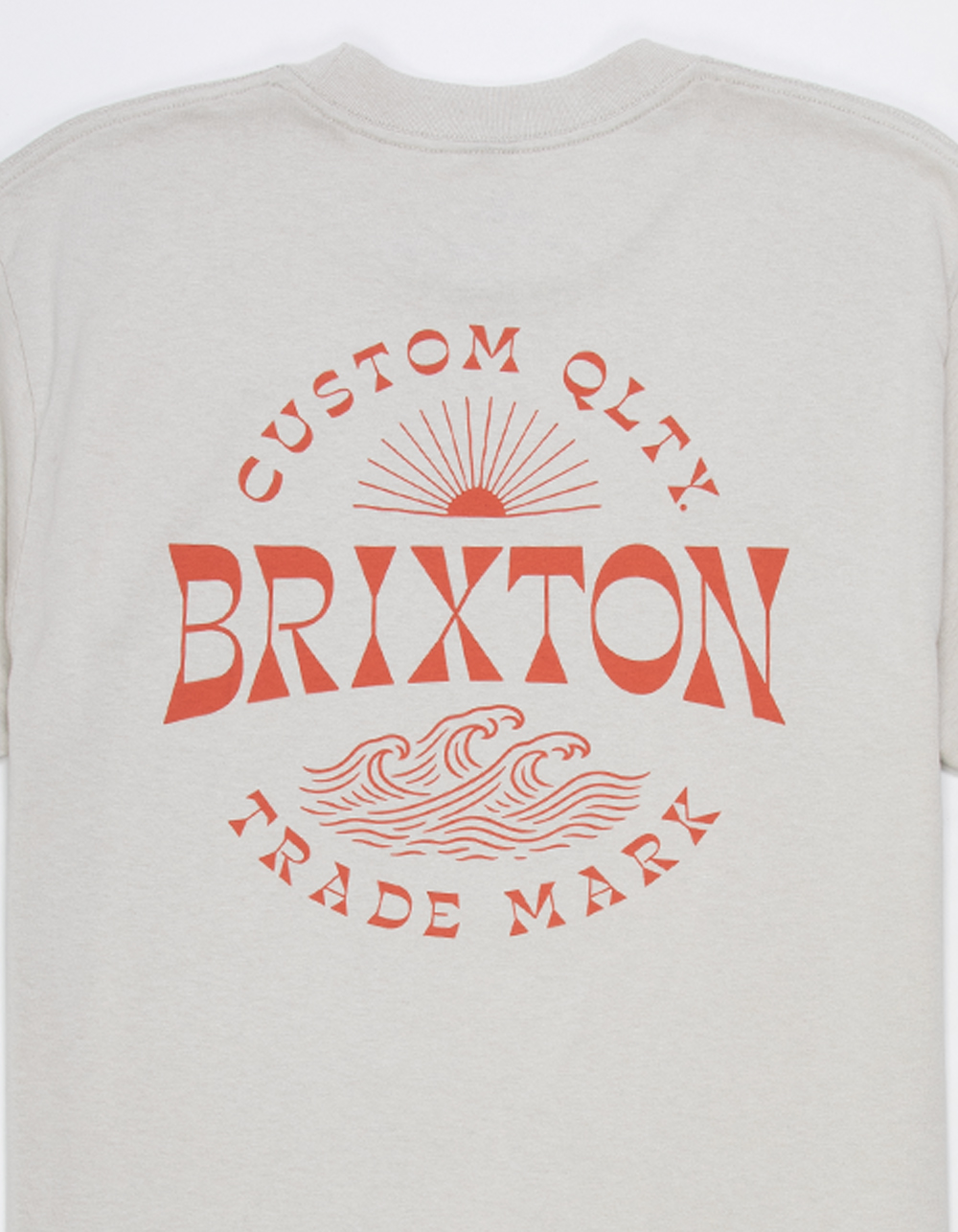 BRIXTON Current Mens Tee - CREAM