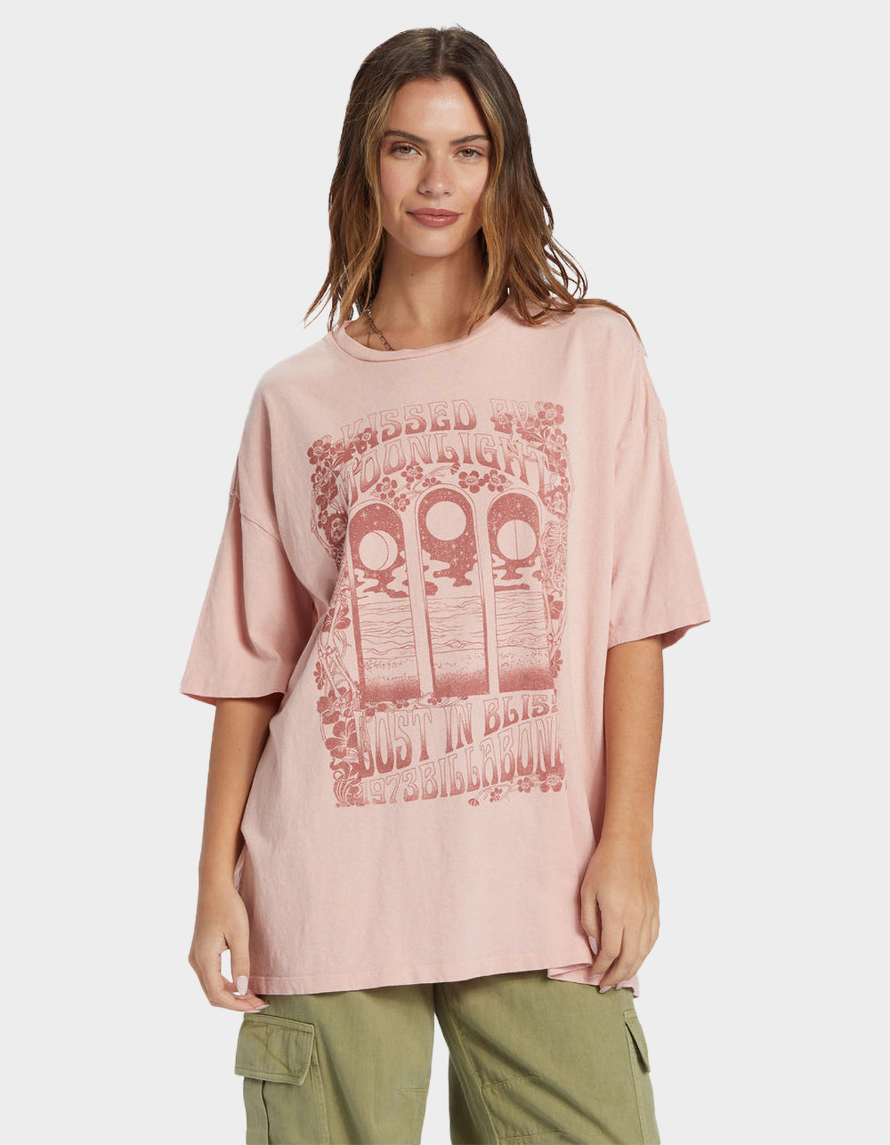 Billabong Womens Every Full Moon T-Shirt (Ocean Spray) main image 0