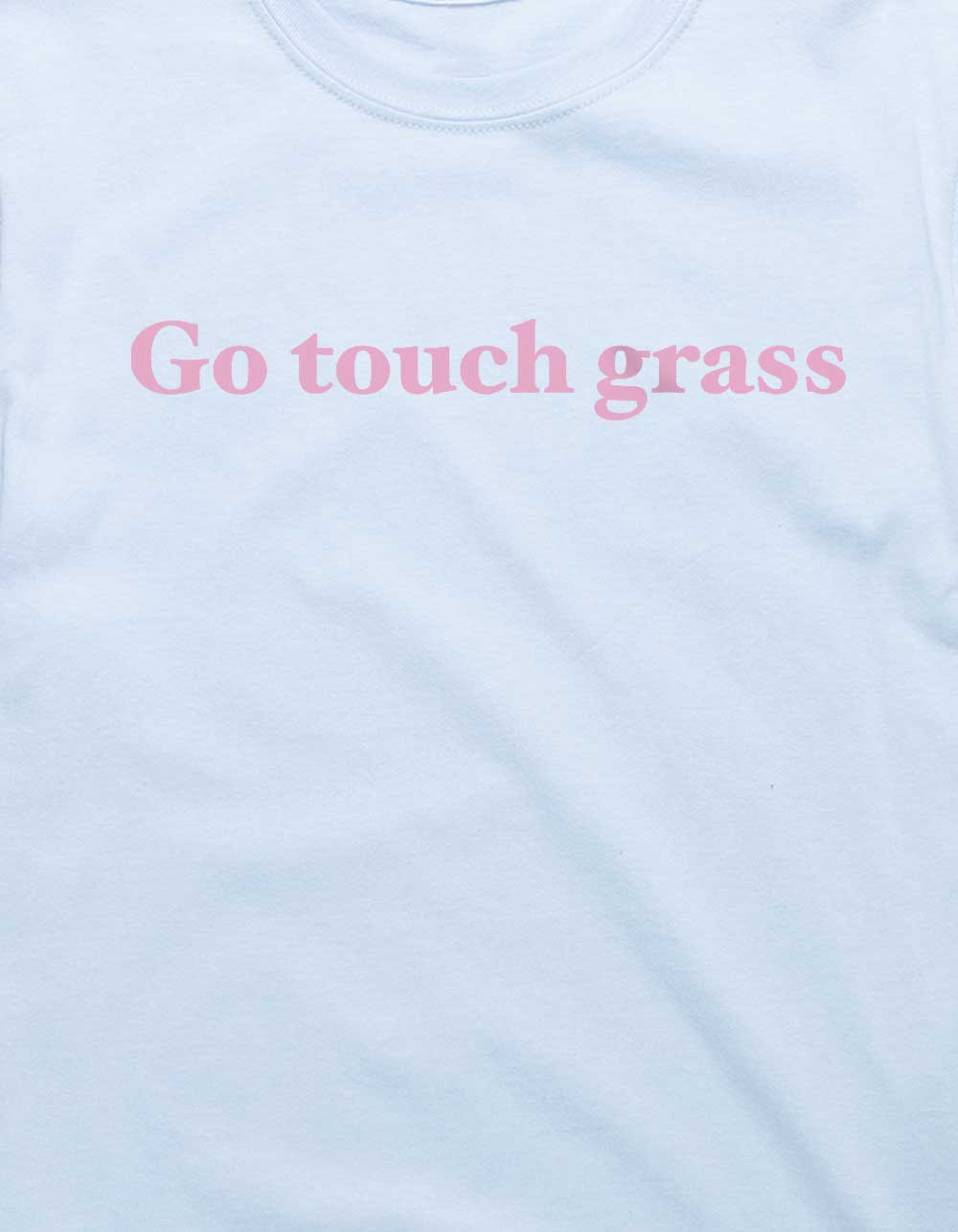 OUTSIDE Touch Grass Unisex Tee - LIGHT BLUE
