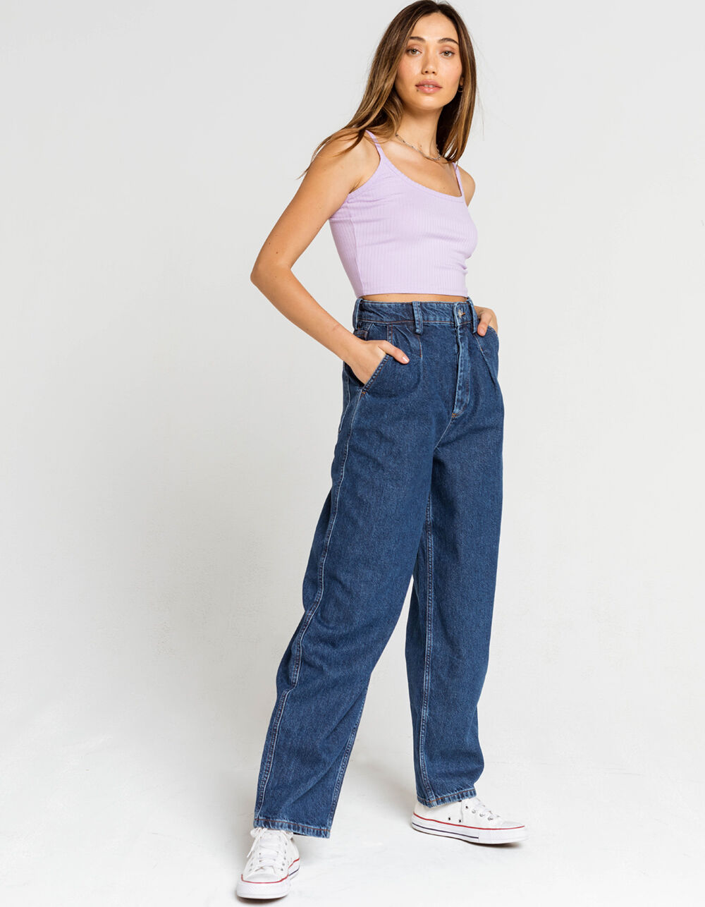 BDG Urban Outfitters Erin Womens Cocoon Jeans - DARK VINTAGE Tillys