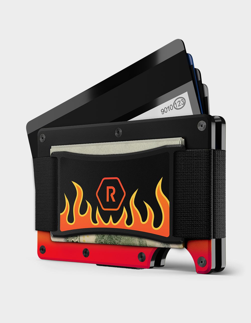 RIDGE WALLETS Hot Rod Ridge 2.0 Wallet - BLACK