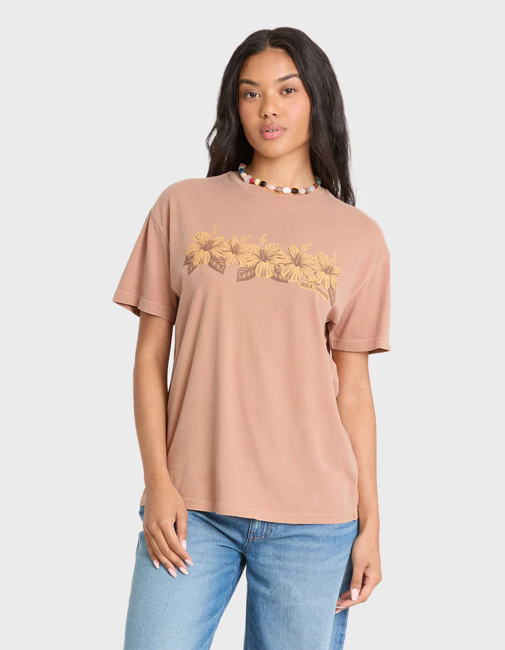 BILLABONG Hello Sundown Womens Tee - LIGHT TAN