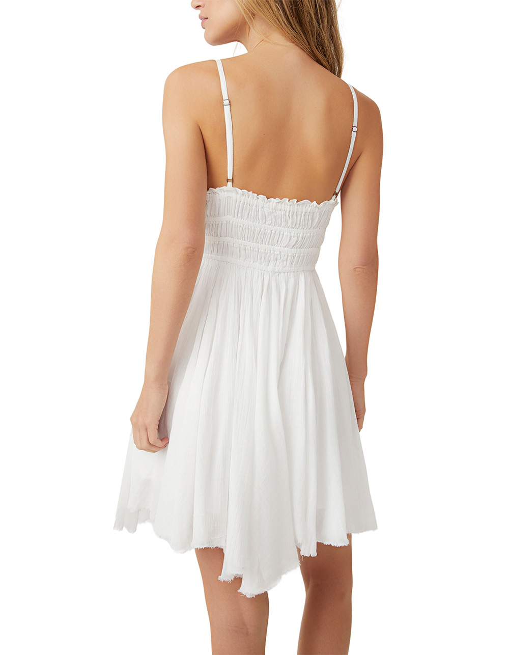 FREE PEOPLE One Delia Womens Slip Dress - WHITE