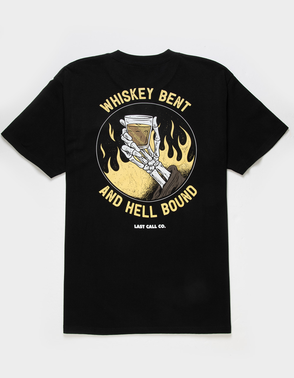 LAST CALL CO. Whiskey Bent Mens Tee - BLACK