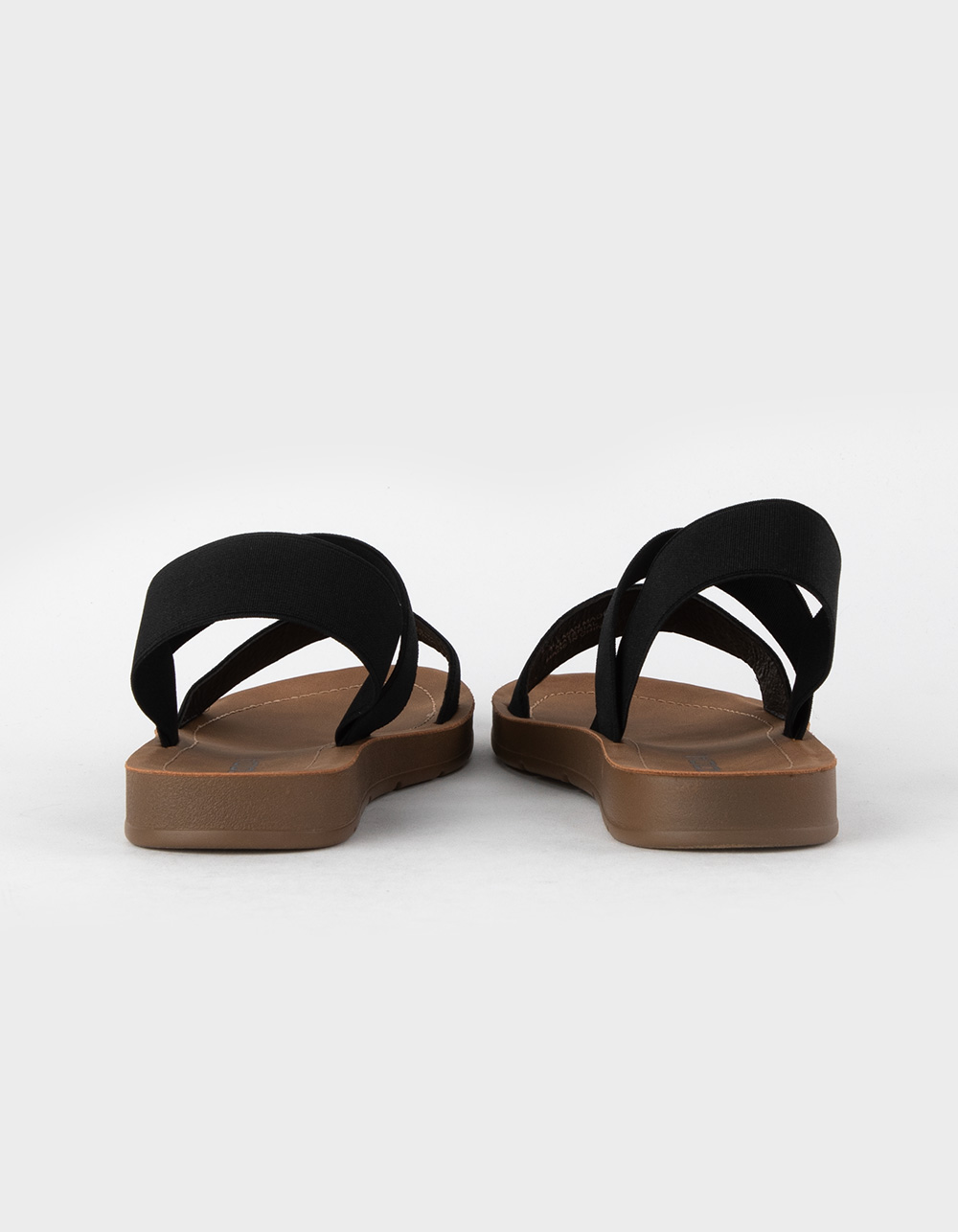 SODA Seeing Elastic Strap Womens Sandals BLACK Tillys