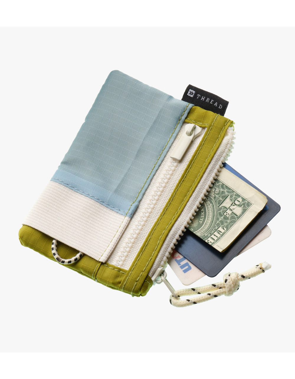 THREAD Kramer Pouch Wallet - GREEN COMBO