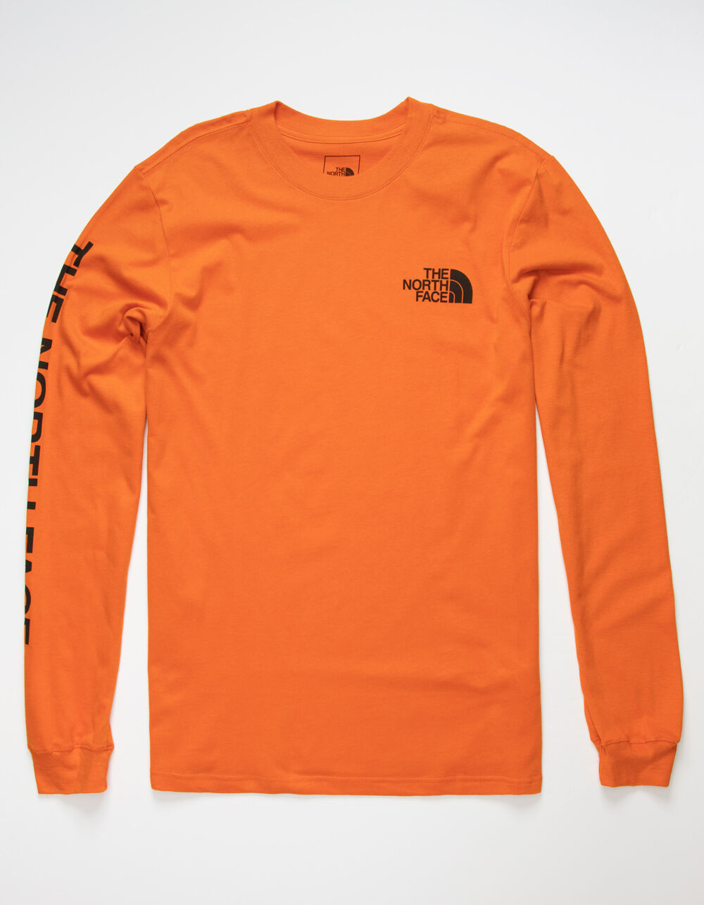 THE NORTH FACE Sleeve Hit Mens TShirt ORANGE Tillys