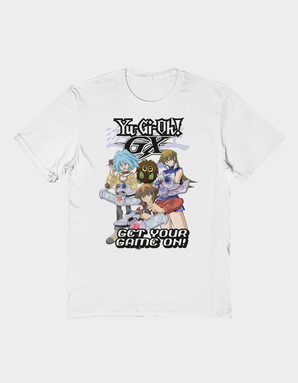 YU-GI-OH! GX Get Your Game On Unisex Tee - WHITE