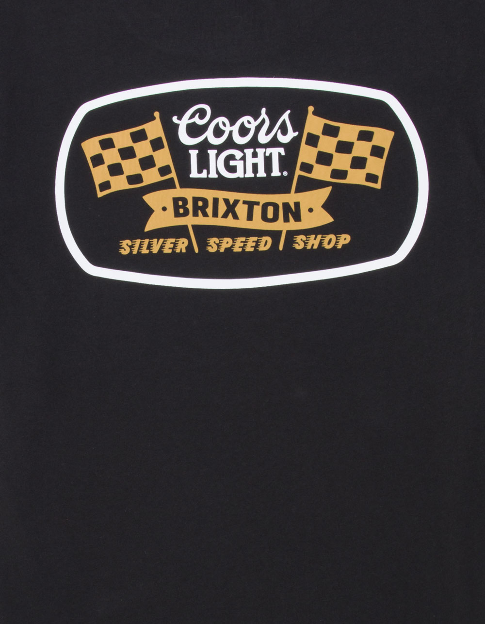 BRIXTON x Coors Light Pit Stop Mens Tee - BLACK