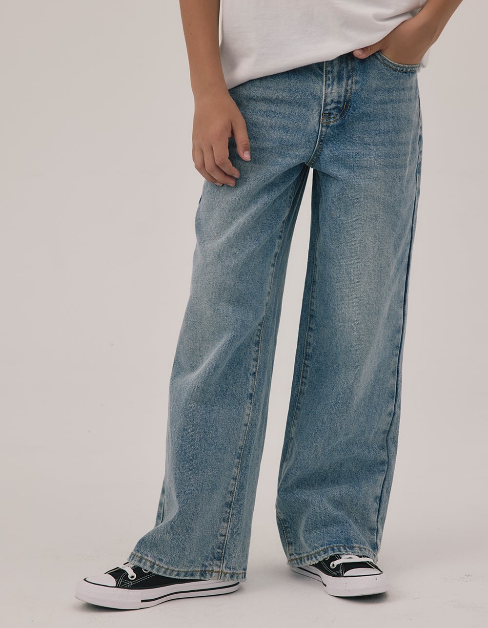 RSQ Boys Extra Baggy Embroidered Jeans