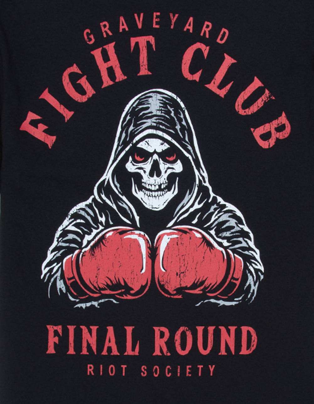 RIOT SOCIETY Fight Club Mens Tee - BLACK