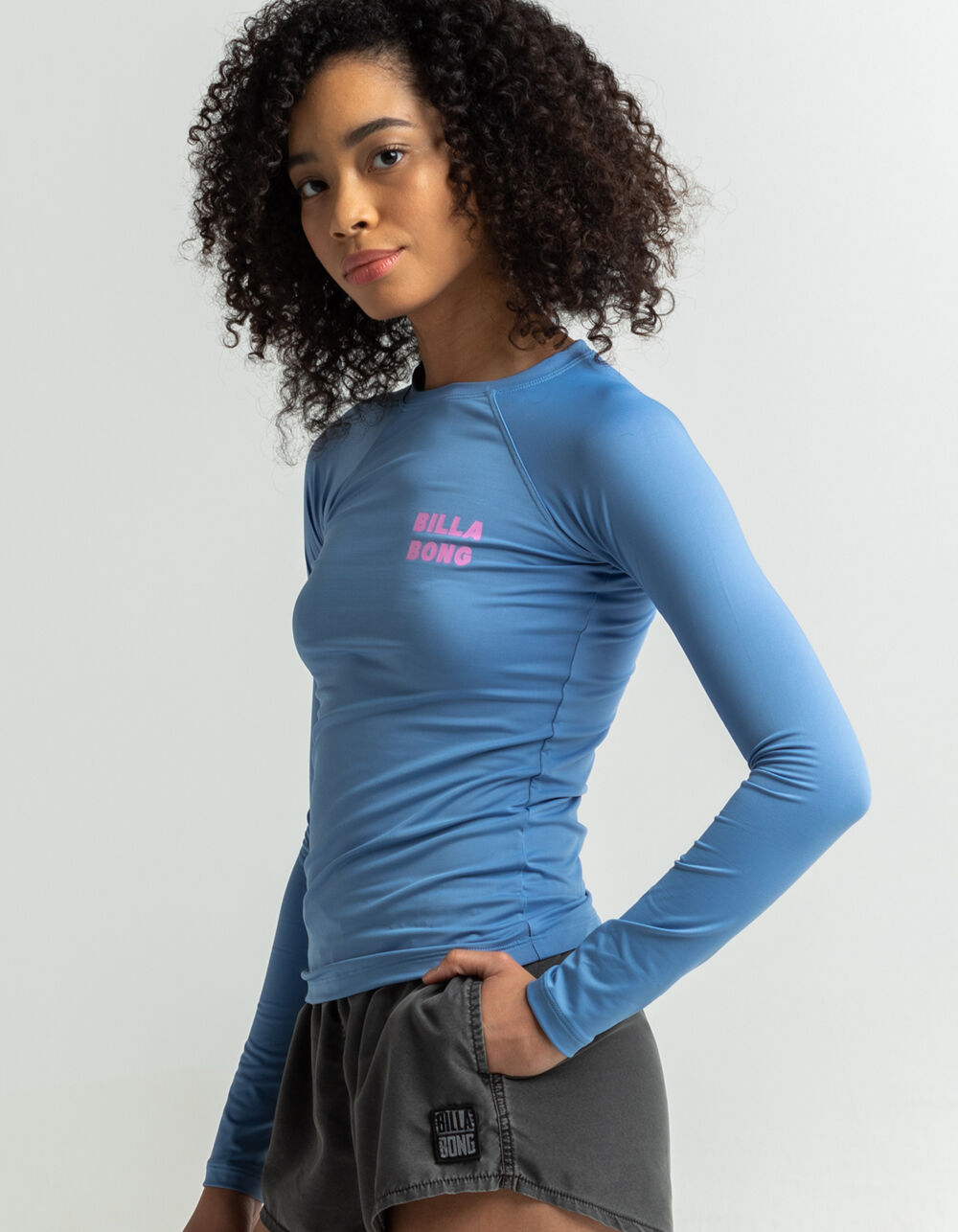 BILLABONG Sol Searcher Womens Rashguard BLUE Tillys