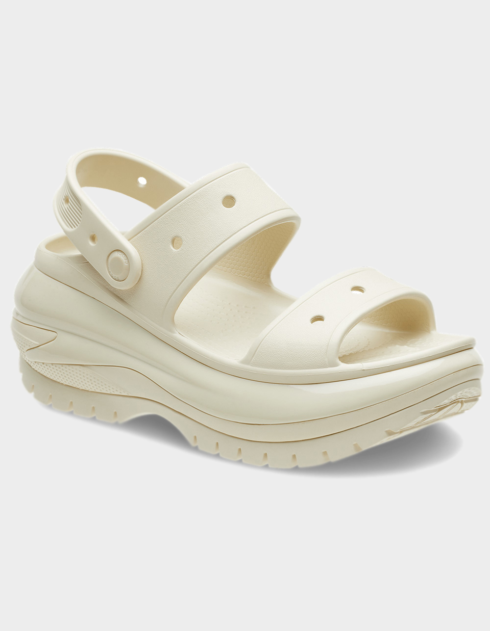 CROCS Mega Crush Womens Sandals - BONE