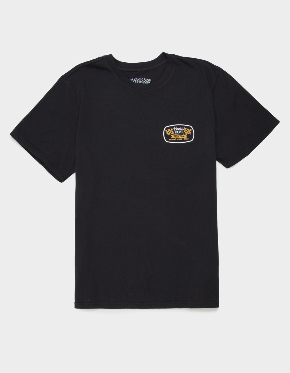 BRIXTON x Coors Light Pit Stop Mens Tee - BLACK
