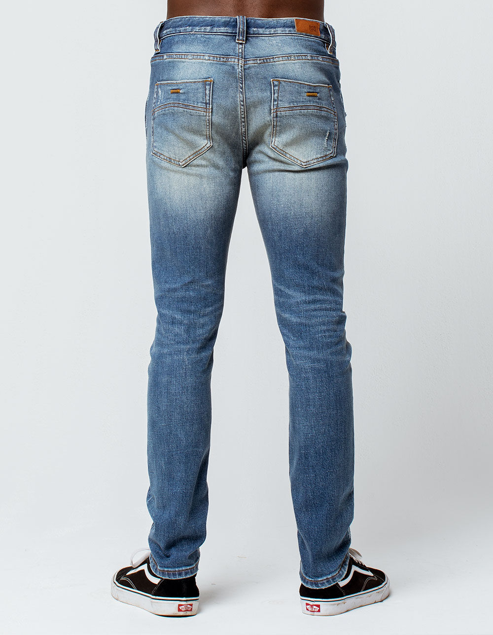 RSQ Seattle Vintage Mens Skinny Taper Ripped Jeans - VINTAGE | Tillys