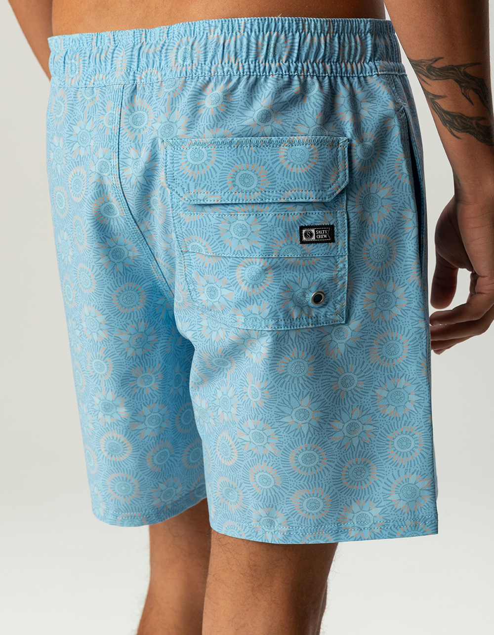 SALTY CREW Shoreline Mens Swim Trunks - BLUE