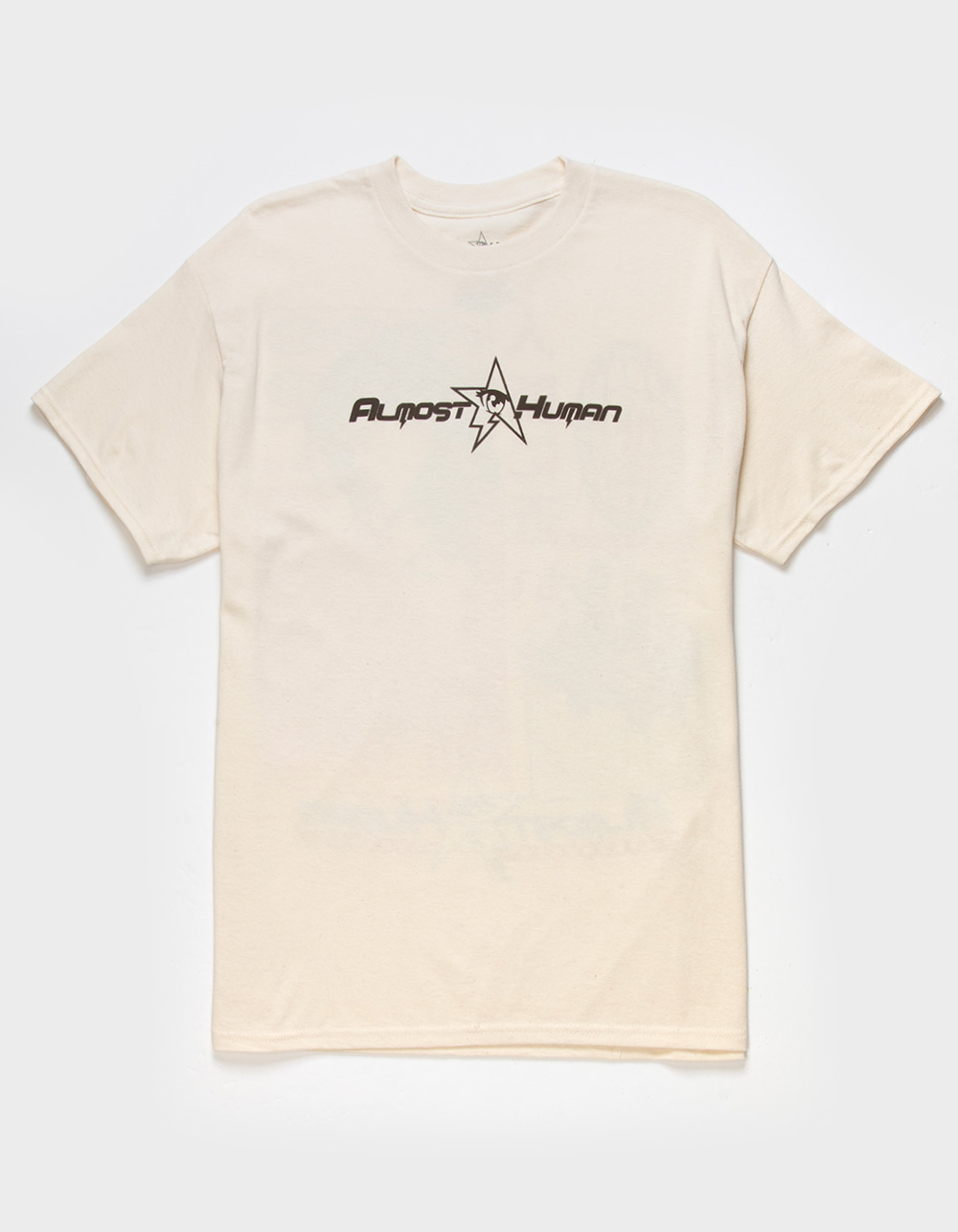 ALMOST HUMAN Peace Mens Tee - NATURAL