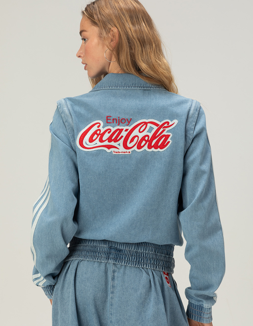 ADIDAS x Coca-Cola Firebird Womens Track Jacket - LTBLU