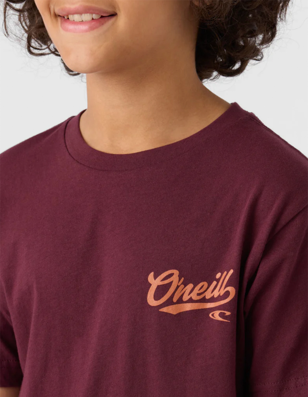 O'NEILL Zoned Out Boys Tee - BURGUNDY