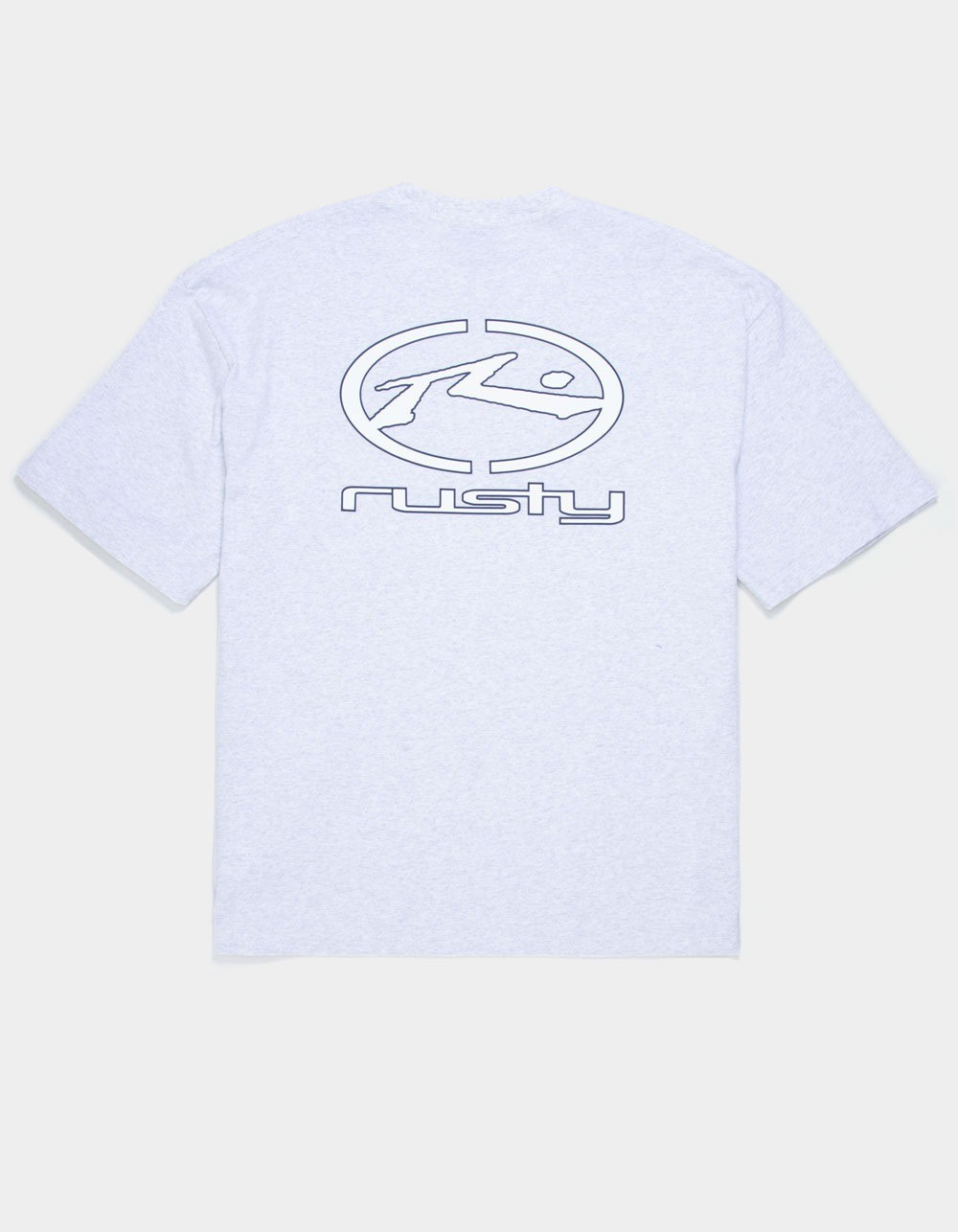 RUSTY Turbo Mens Tee - HEATHER GRAY