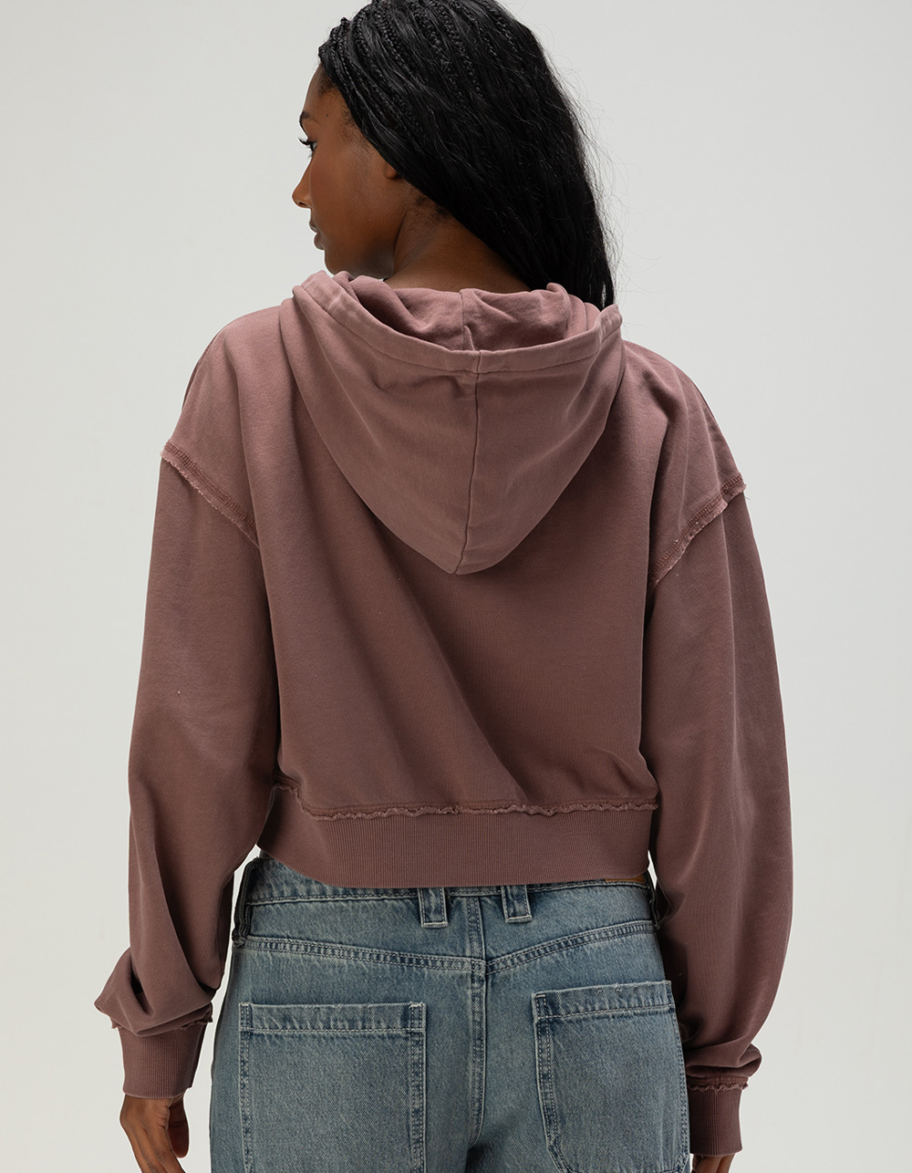 RIP CURL Archive Womens Zip-Up Hoodie - GRAPE