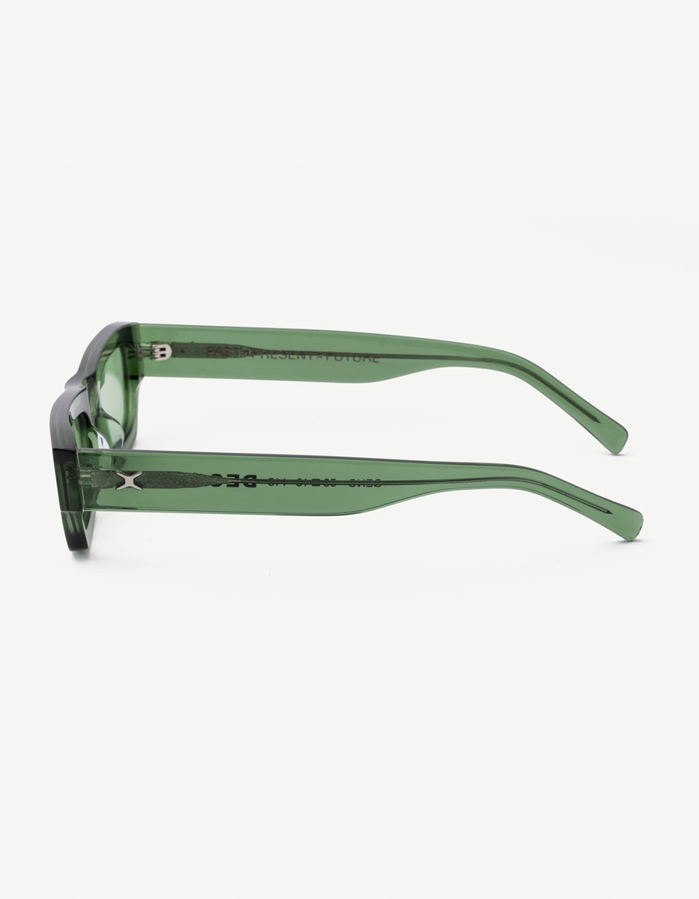 DECADE Geno 60s Sunglasses - CRYSTAL GREEN