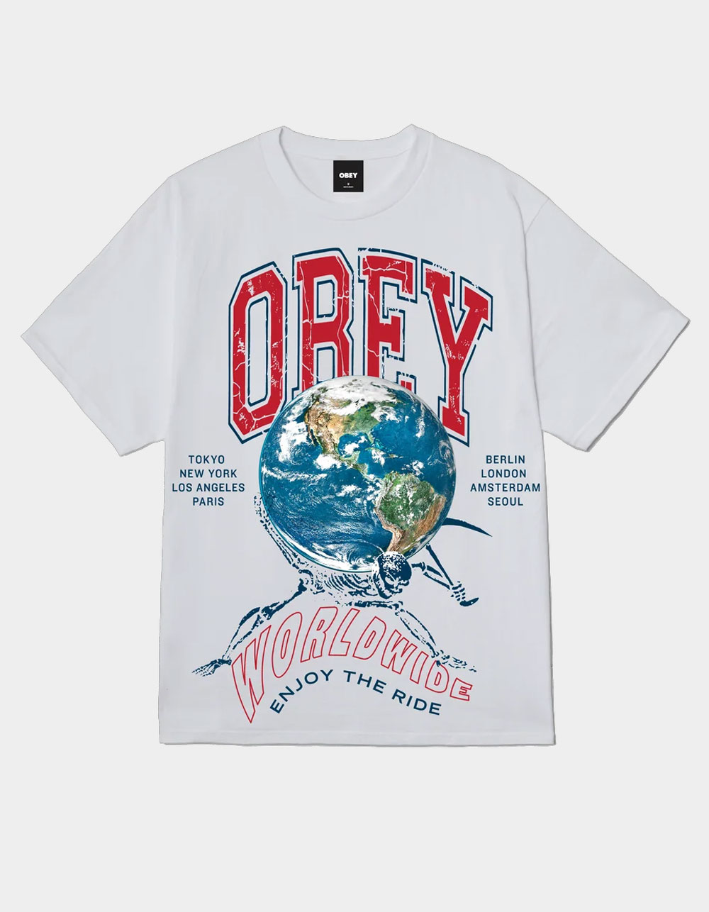 OBEY Enjoy The Ride Mens Tee - WHITE