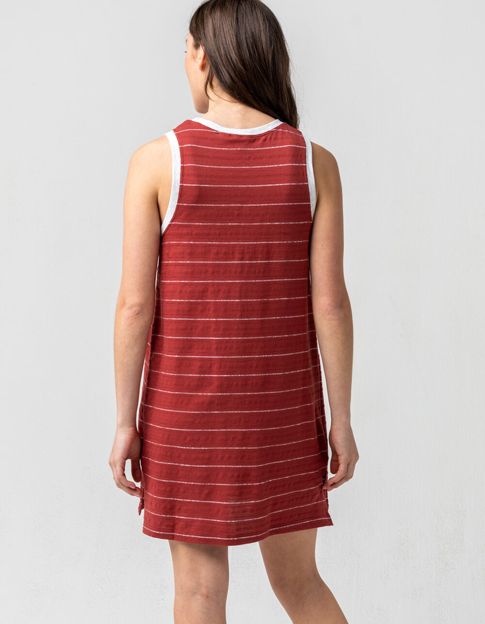ROXY Livin Free Tank Dress - RUST 