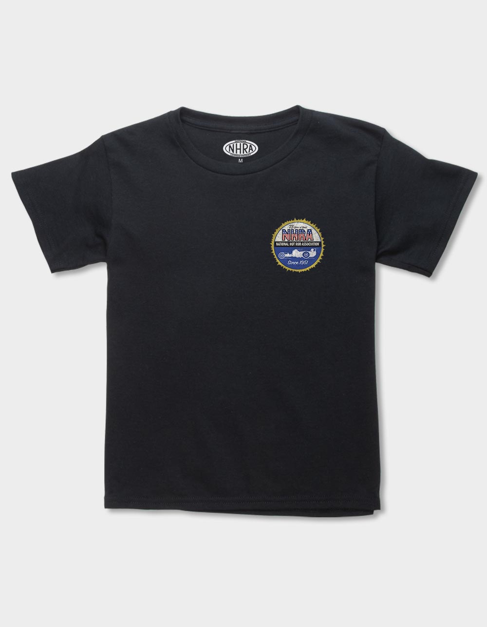 NHRA 75 Years Of Speed Unisex Kids Tee - BLACK