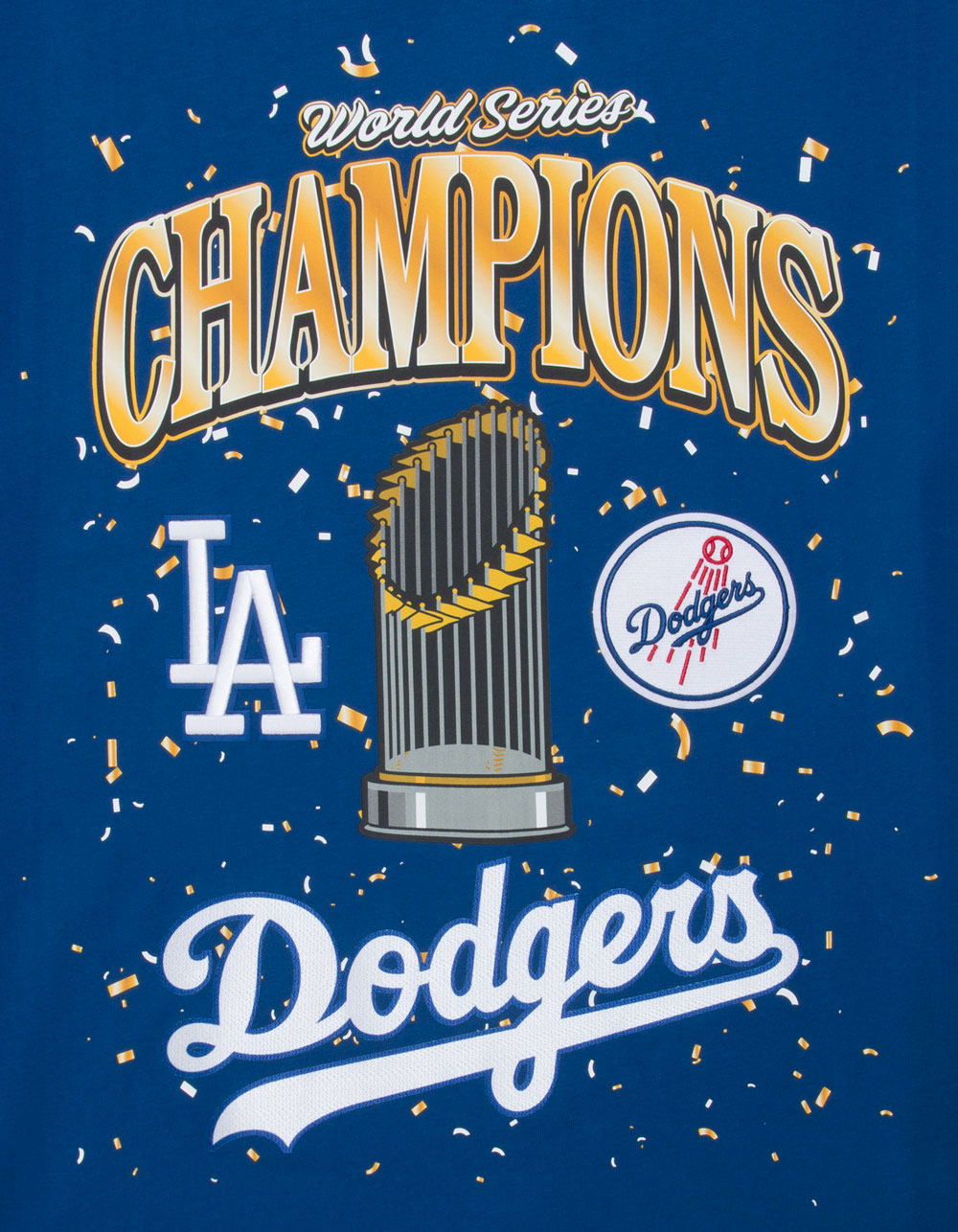 PRO STANDARD Los Angeles Dodgers World Series Champions Mens Tee - BLUE