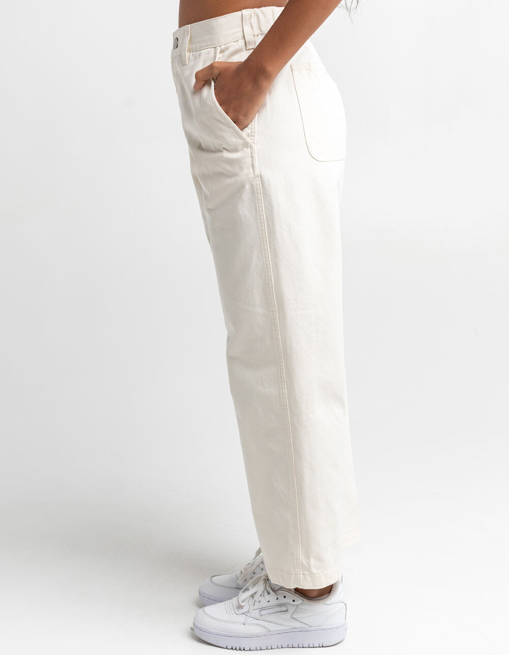 OBEY Womens Twill Carpenter Pants - OFF WHITE | Tillys