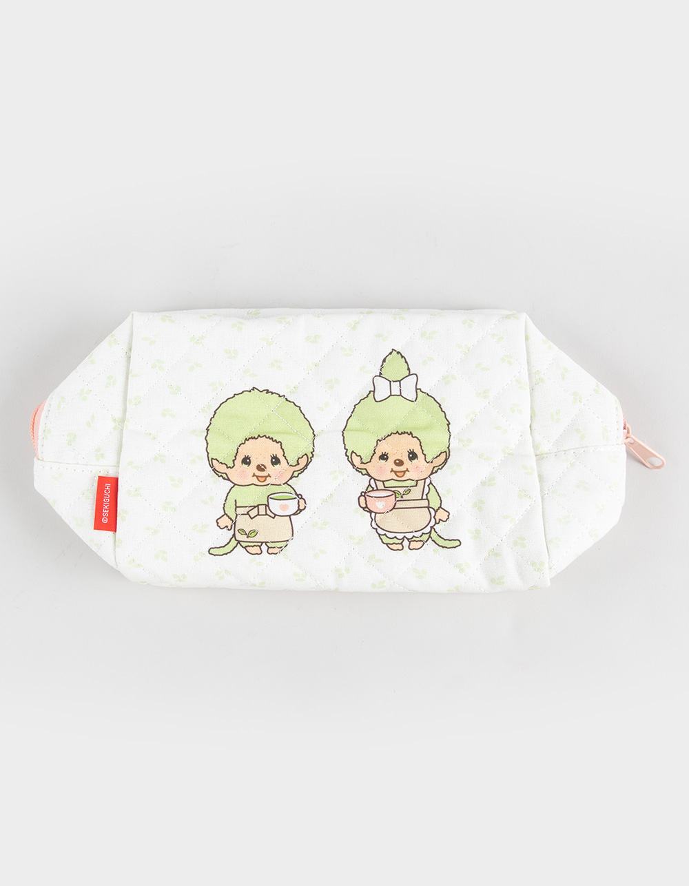 MONCHHICHI Matcha Makeup Pouch - WHITE