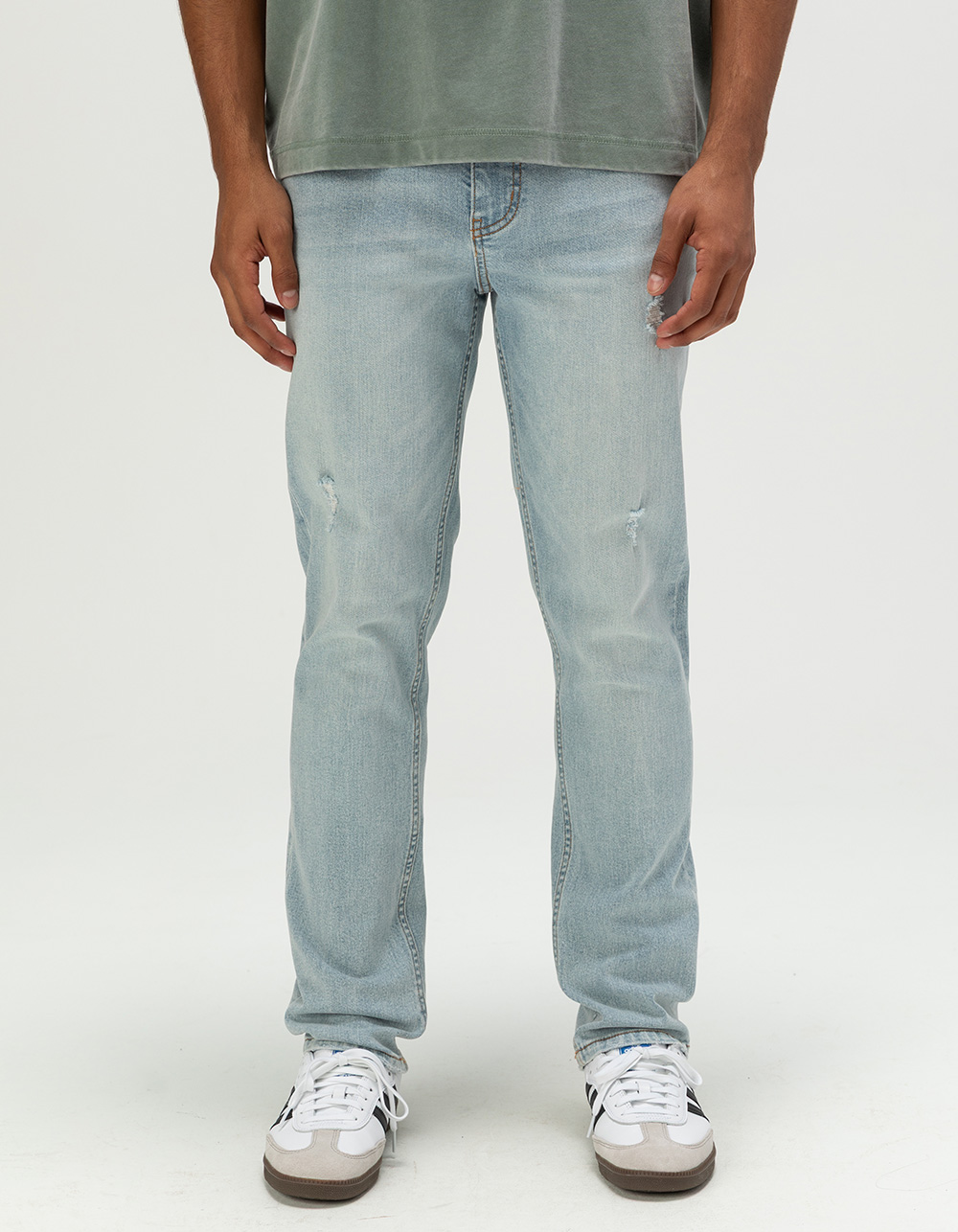 RSQ Mens Slim Jeans - LIGHT DESTRUCT