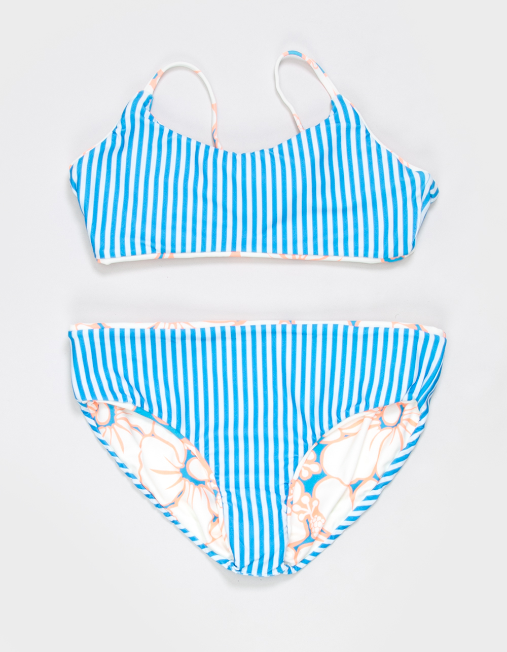 MAAJI Island Flora Pear Girls Reversible Bralette Bikini Set - MULTI