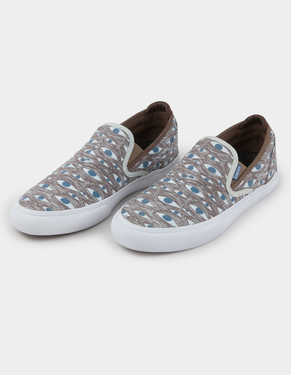 EMERICA x Templeton Wino G6 Mens Slip On Shoes - BROWN/BLUE