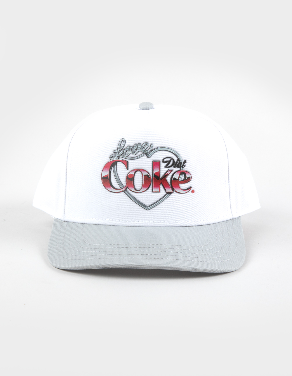 AMERICAN NEEDLE Diet Coke Womens Snapback Hat - GRAY/WHITE