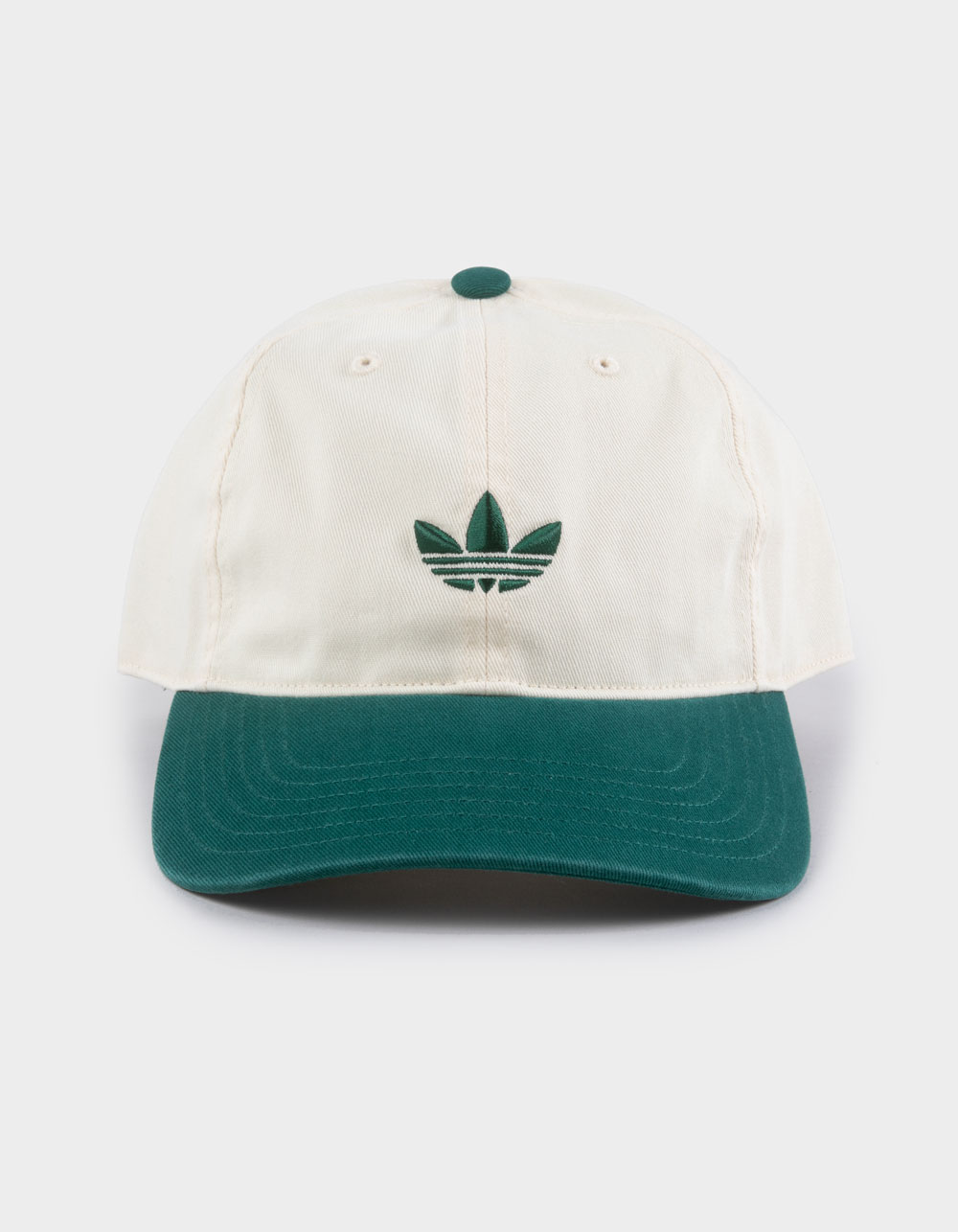 ADIDAS Originals Relaxed Trefoil Snapback Hat - Cream Combo