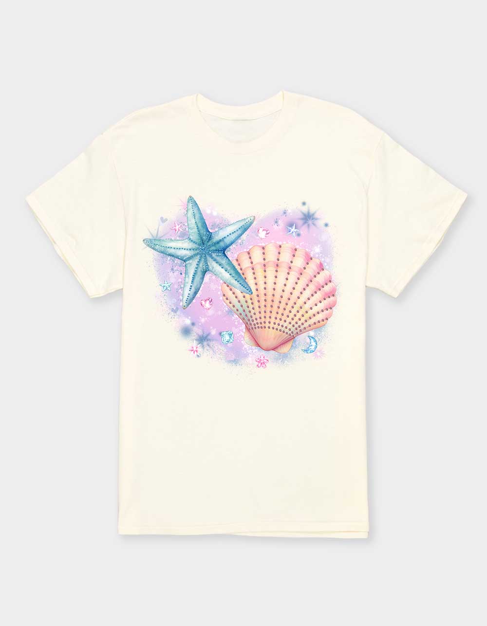 SHELL Ocean Love Unisex Tee - OFF WHITE