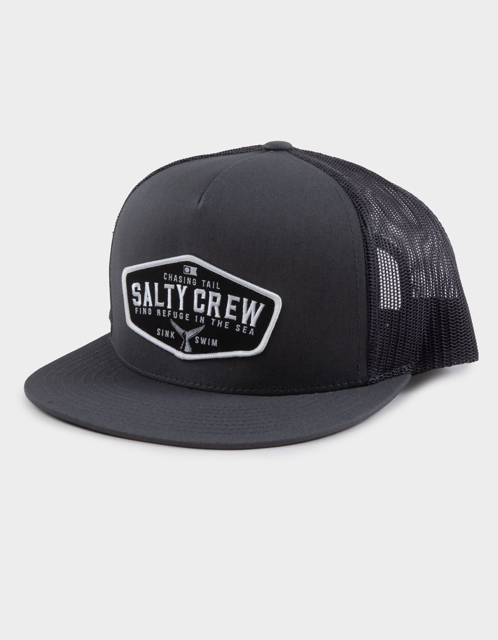 SALTY CREW Tailfin Trucker Hat - CHARCOAL
