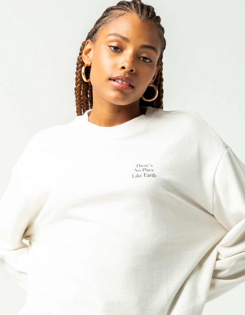 LEVI'S Graphic Frontier Womens Crew Sweatshirt - OFF WHITE | Tillys