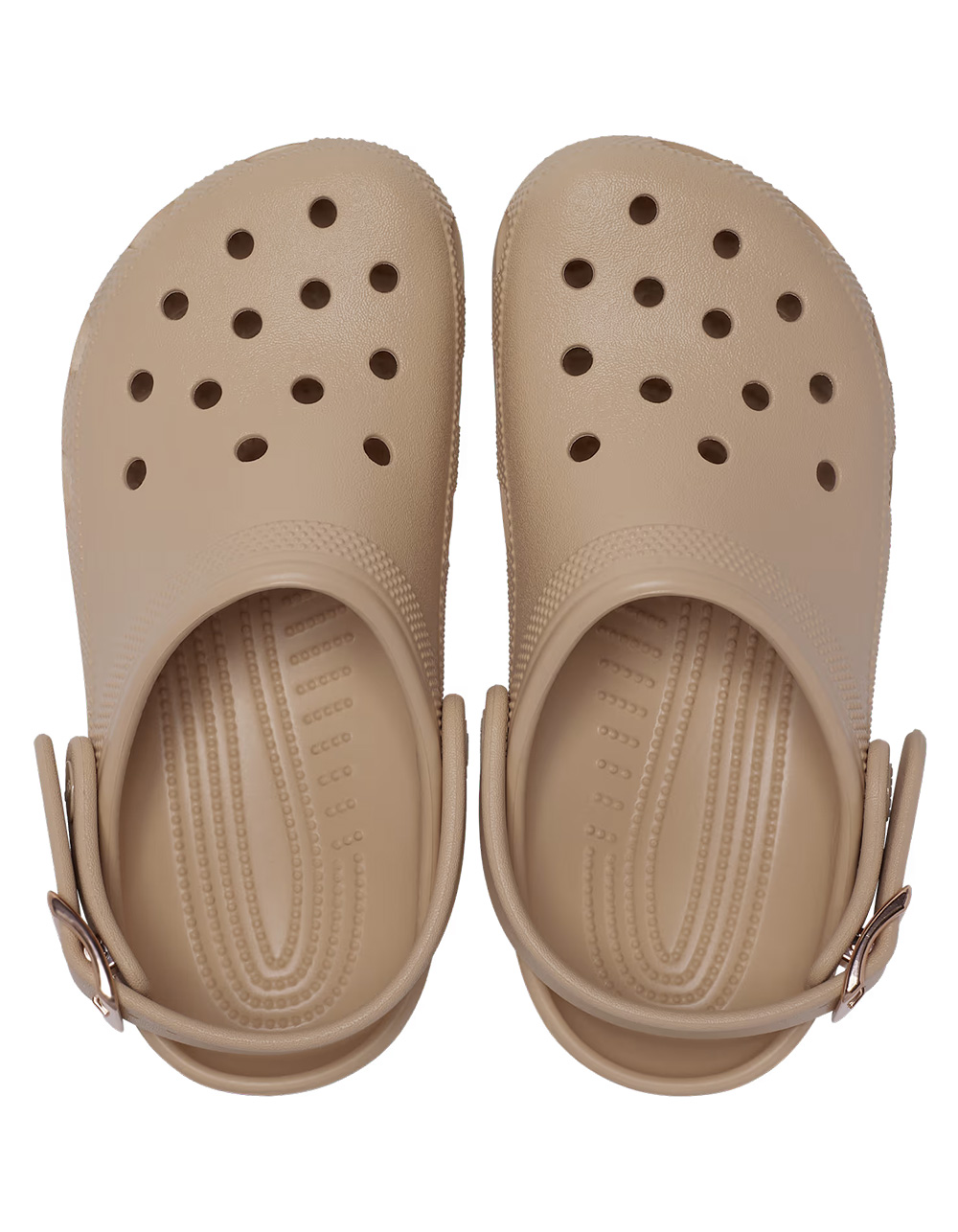 CROCS Classic Metallic Buckle Clogs - BLUSH