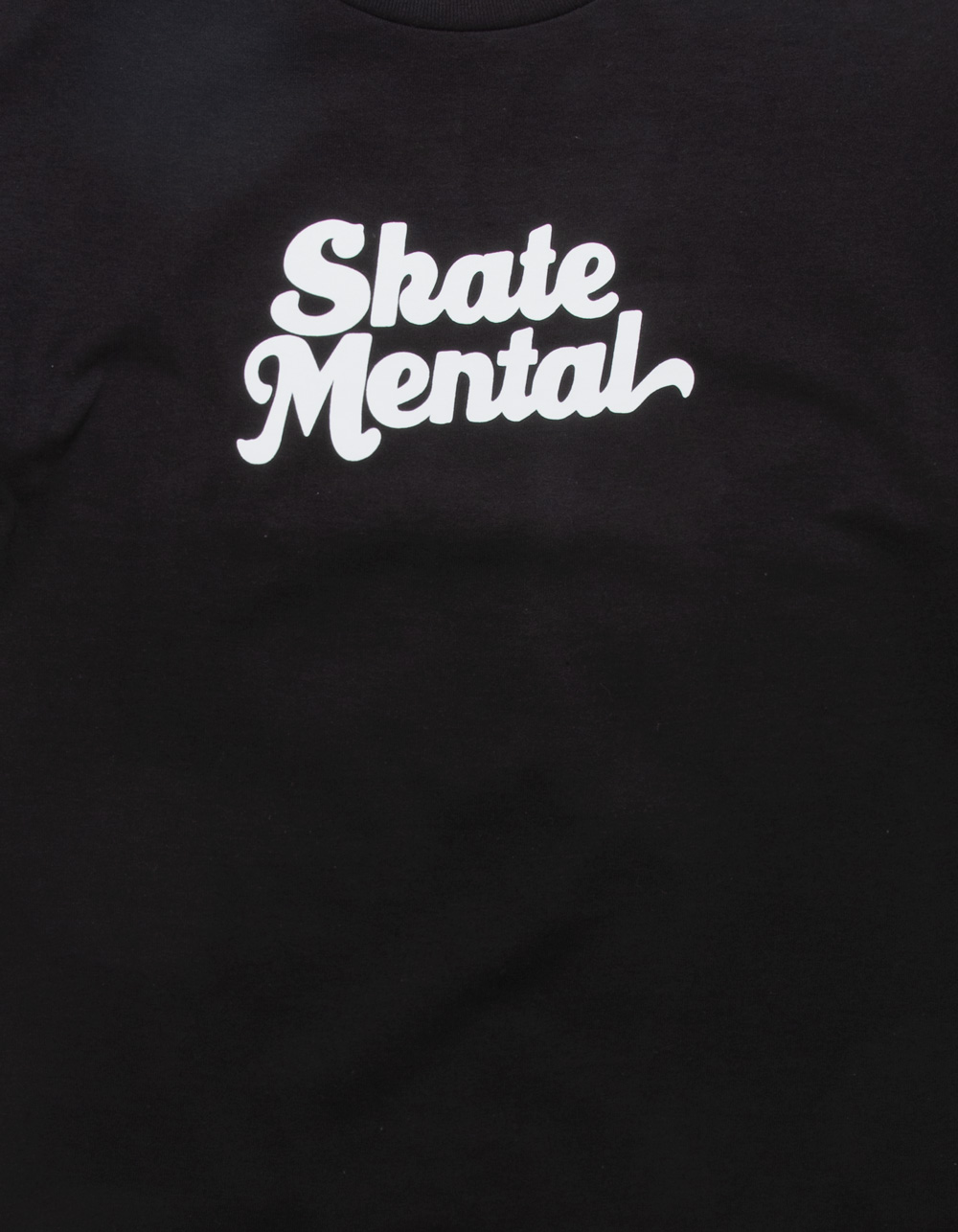 SKATE MENTAL Script Mens Tee BLACK Tillys