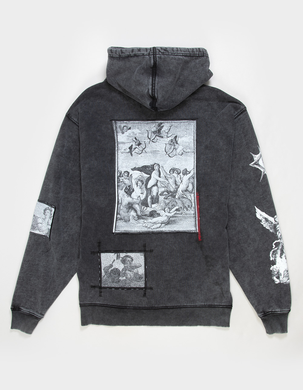PRIMITIVE Century Mens Heavyweight Zip-Up Hoodie - BLACK